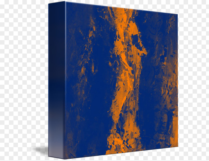 Abstract Orange Modern Art Rectangle Paint Architecture PNG