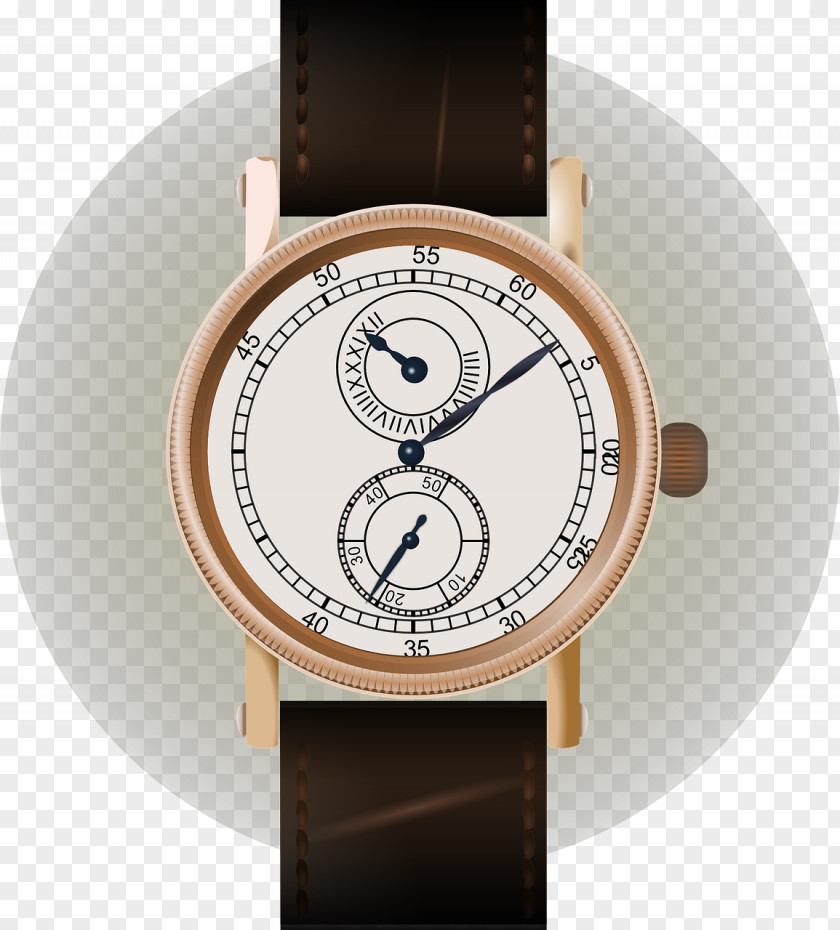 Fashion Watch Chronograph Clock Clip Art PNG
