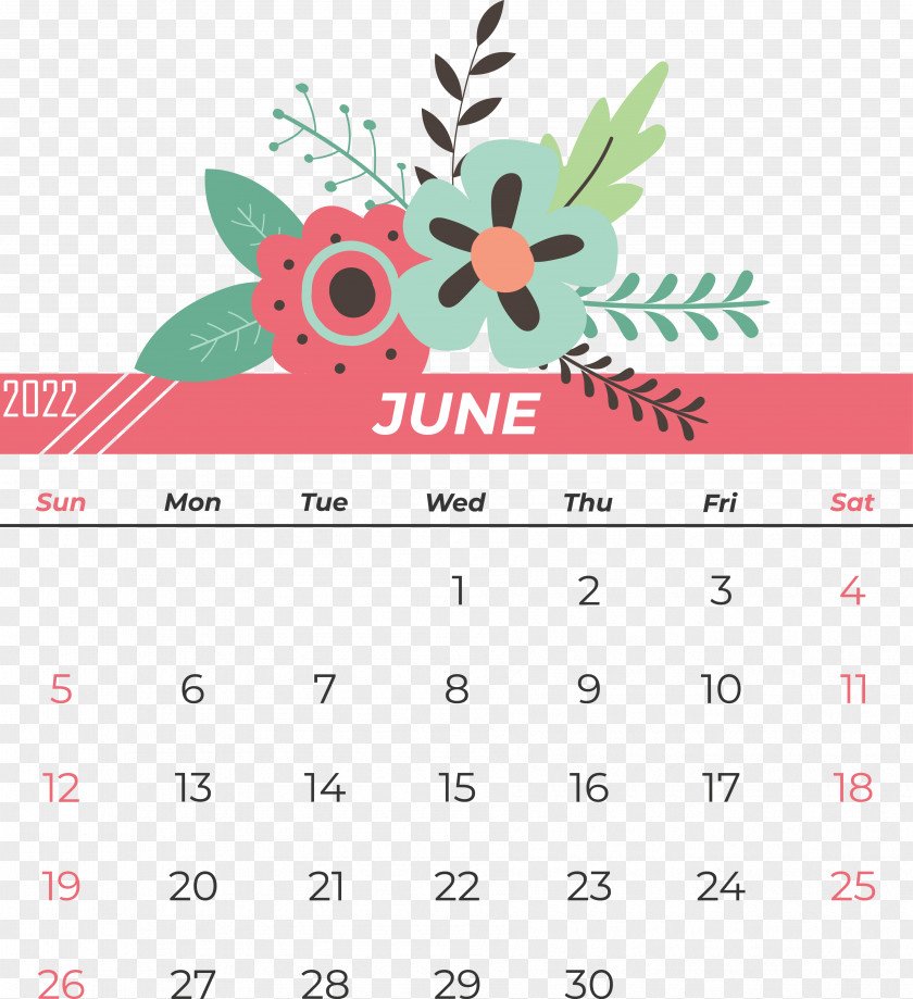 Flower Line Calendar Font Fruit PNG