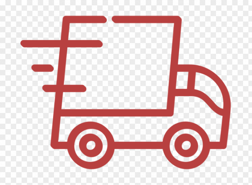 Rolling Cart E-Commerce Icon Delivery Truck PNG