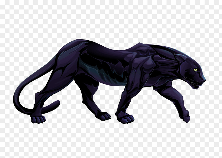 Black Panther Leopard Vector Graphics Tiger Illustration PNG