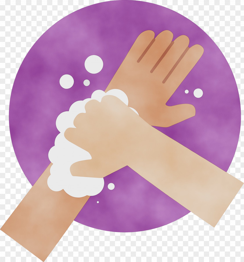 Hand Model Glove Purple PNG