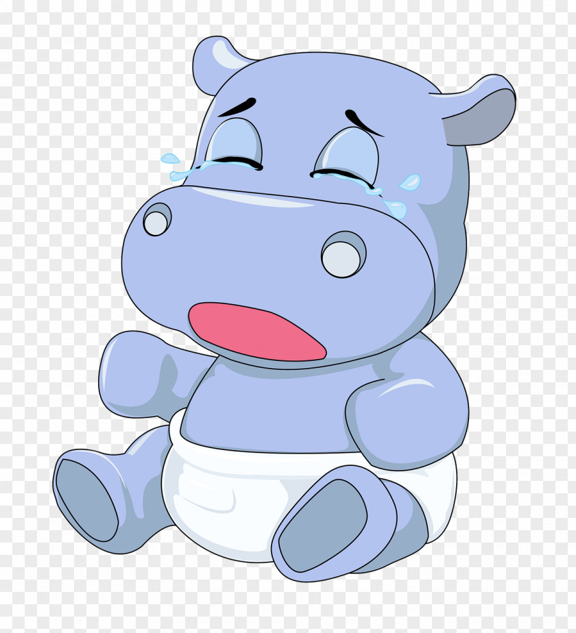 Hippo Illustration Baby Hippopotamus The Cartoon Clip Art PNG