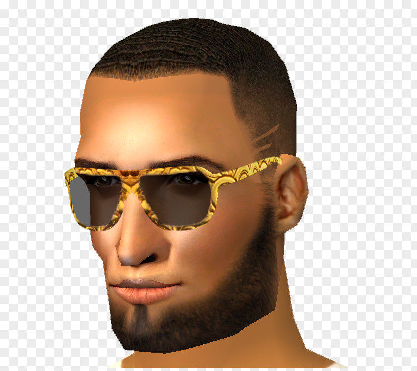 Sunglasses Goggles Facial Hair PNG