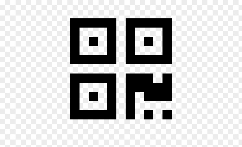 Two Dimensional Code Icon QR Font Awesome PNG