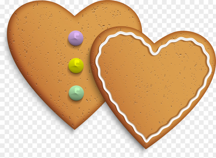 Vector Hand-painted Love Cookies Cookie Adobe Illustrator Clip Art PNG