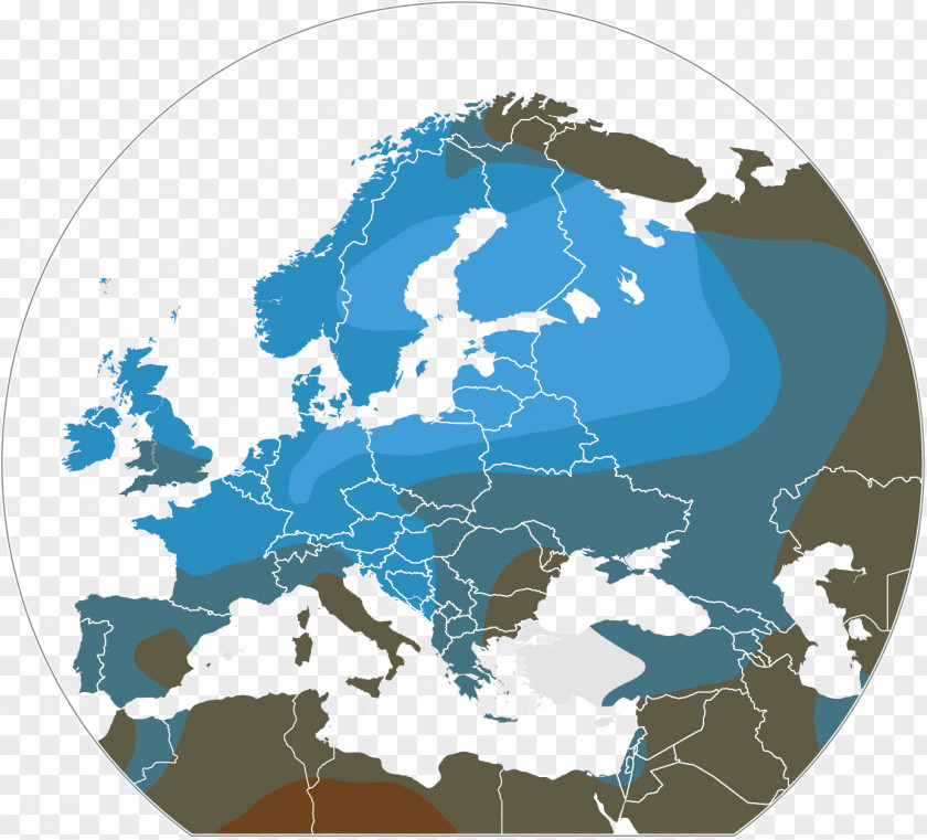 World Map Europe Blank Border PNG