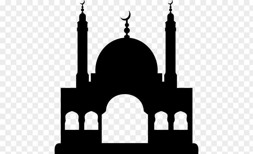Mosque Clip Art Black And White Temple Al Masjid An Nabawi Vector Graphics PNG