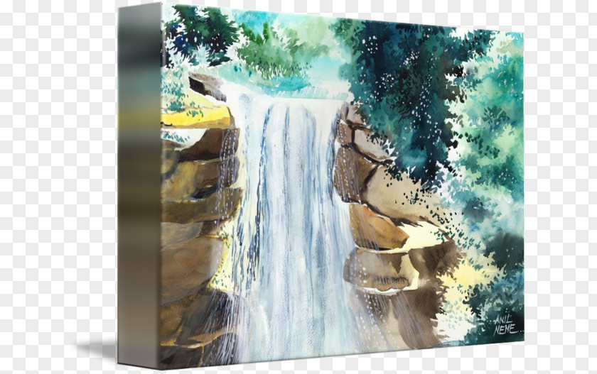 Painting Watercolor Water Resources Watercourse PNG