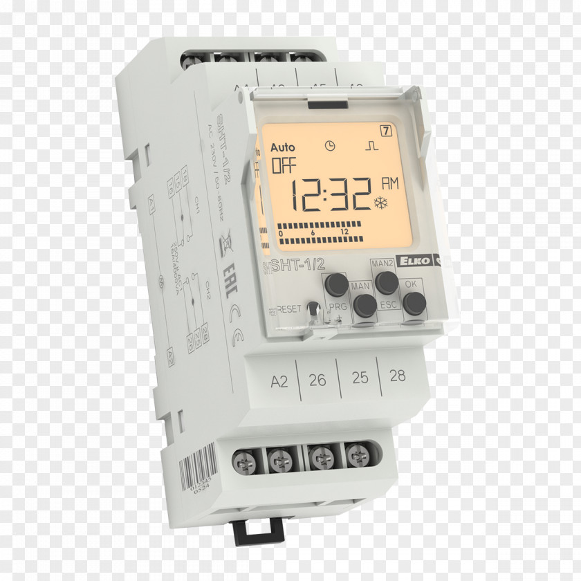 Time Switch DIN Rail Electrical Switches Timer ELKO EP SLOVAKIA, S.r.o. PNG