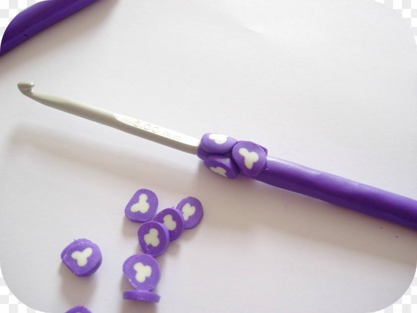 Crochet Hook Polymer Clay Fimo PNG