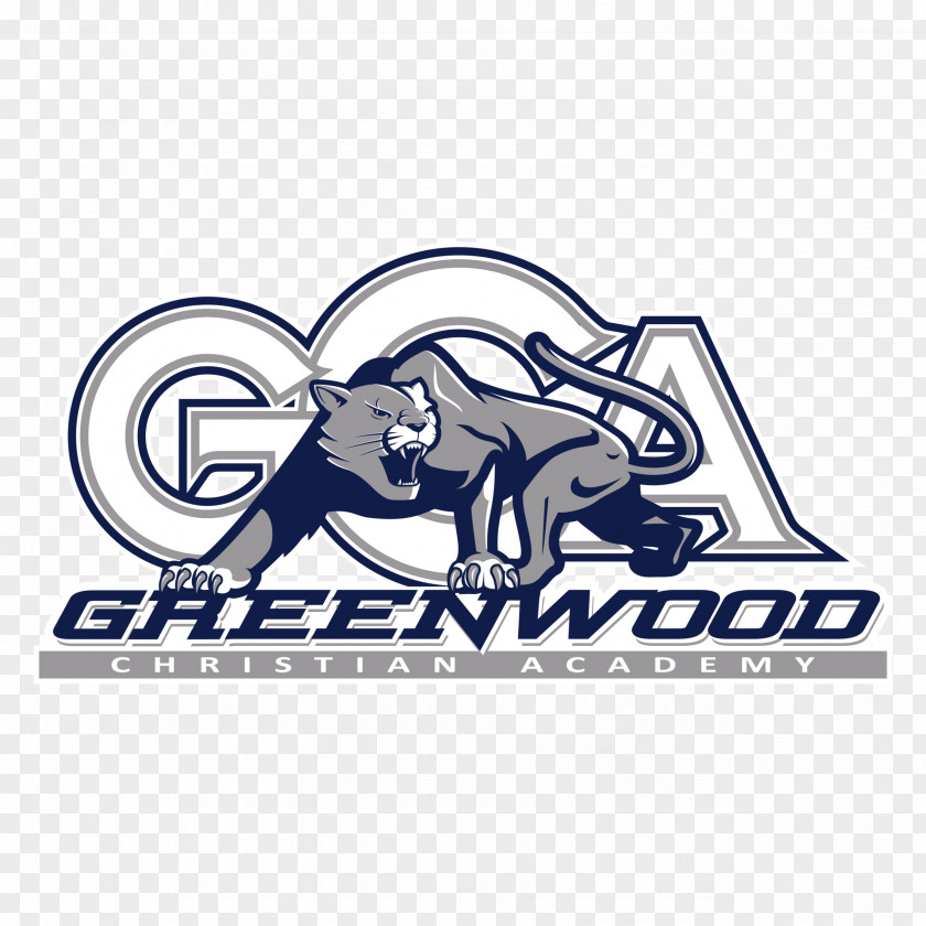 Greenwood Christian Academy Logo Brand Mammal Character Font PNG
