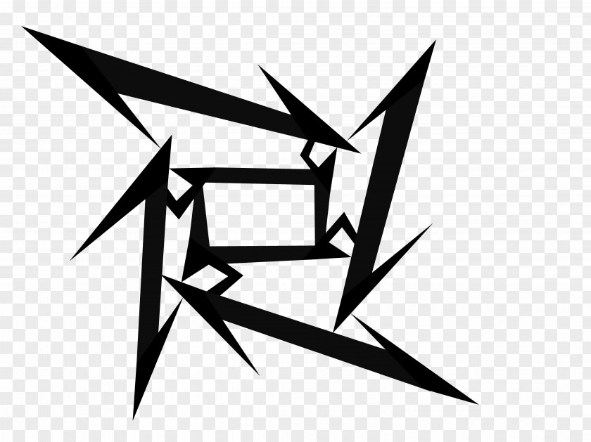 Metallica Shuriken Ninja Logo PNG