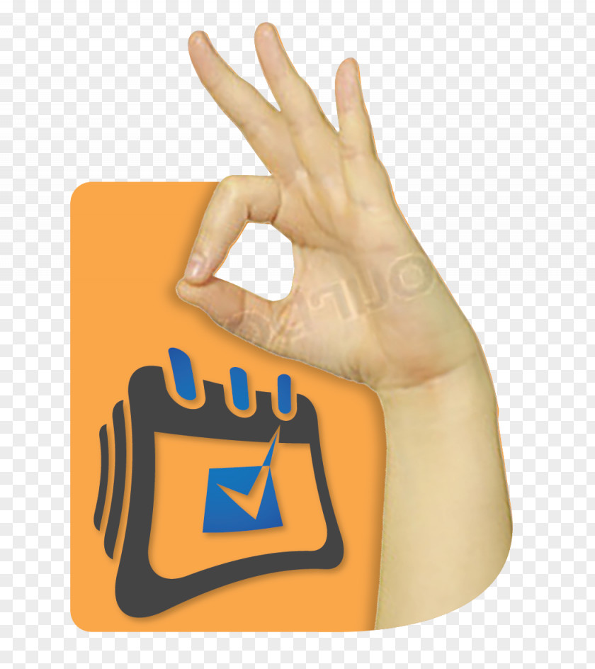 Modern Flyer Design Thumb Hand Model Font PNG