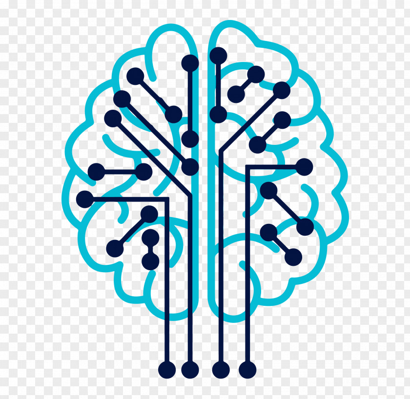 Artificial Intelligence Brain Mind Concept Vector Graphics PNG