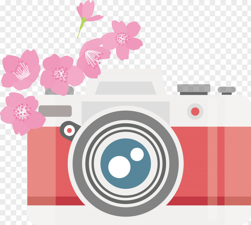 Camera Flower PNG