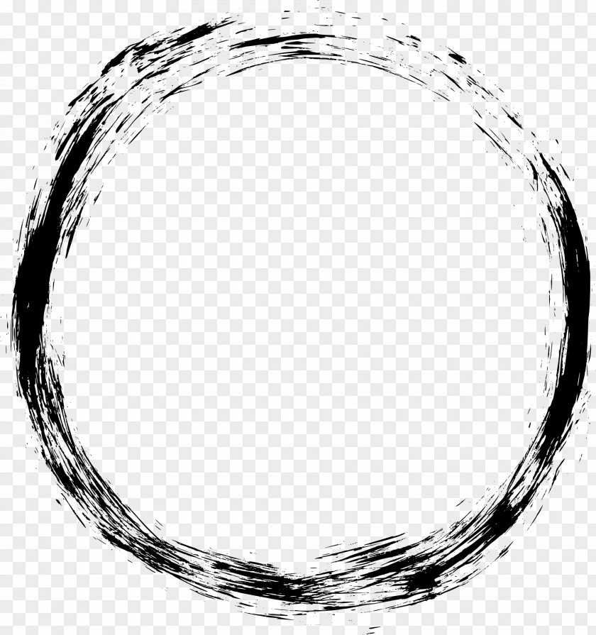 Circle Frame Grunge PNG