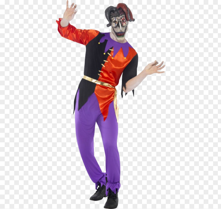 Clown Costume Party Mask Jester PNG