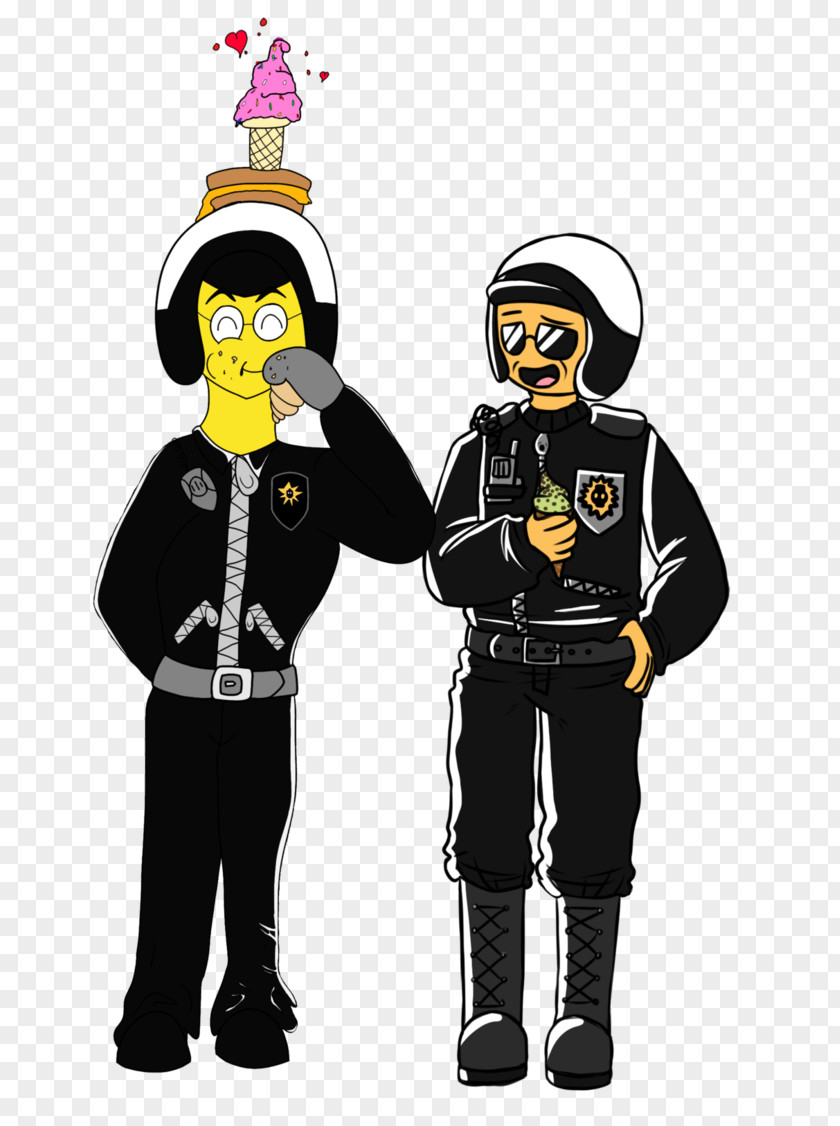 Good Copbad Cop Cartoon Headgear Profession Character PNG