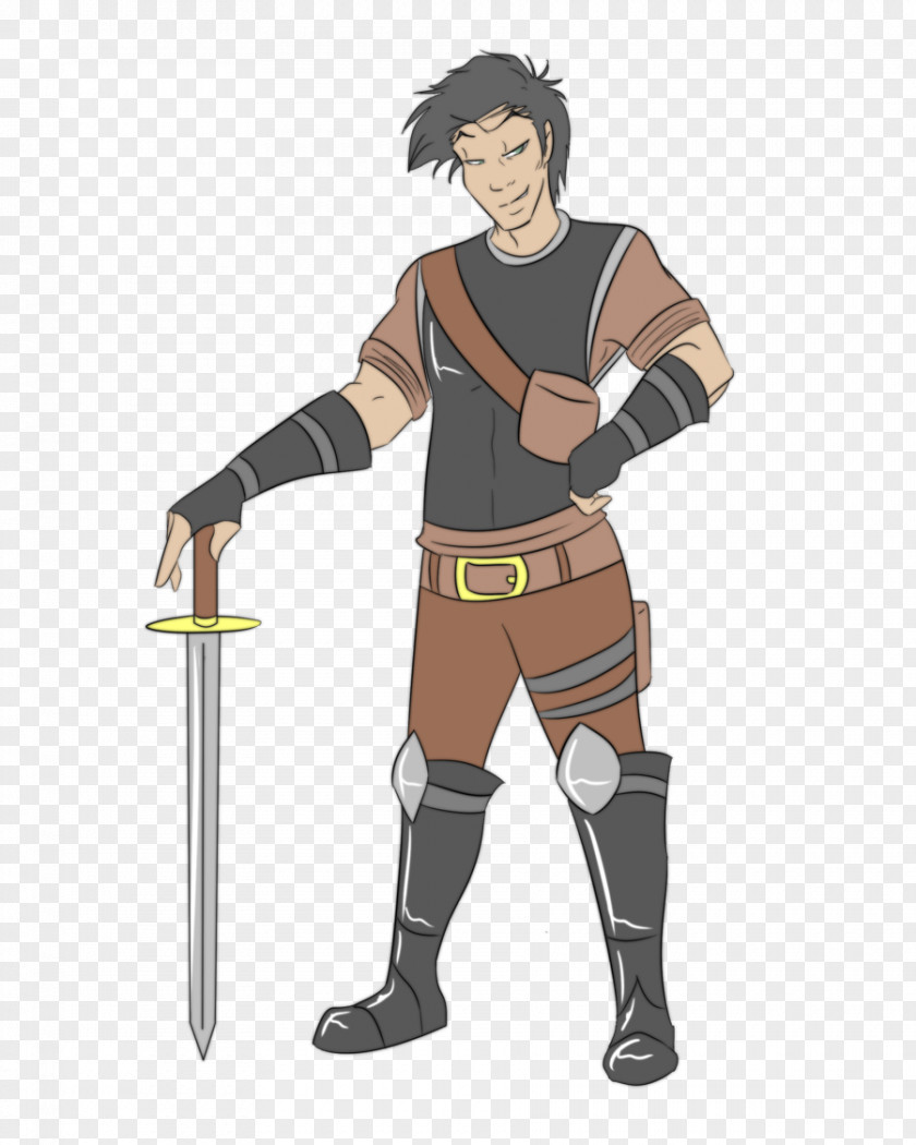 Sword Finger Costume Design PNG