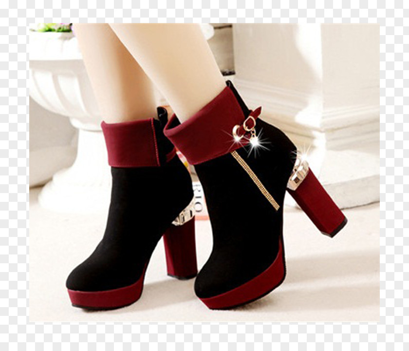 Boot Suede High-heeled Shoe Footwear PNG