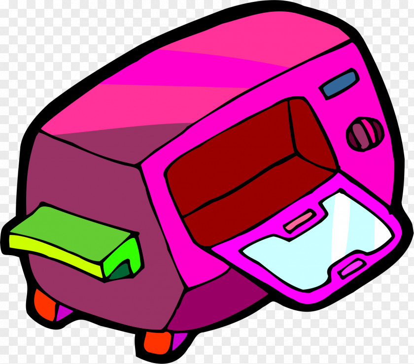 Cartoon Microwave Oven Clip Art PNG