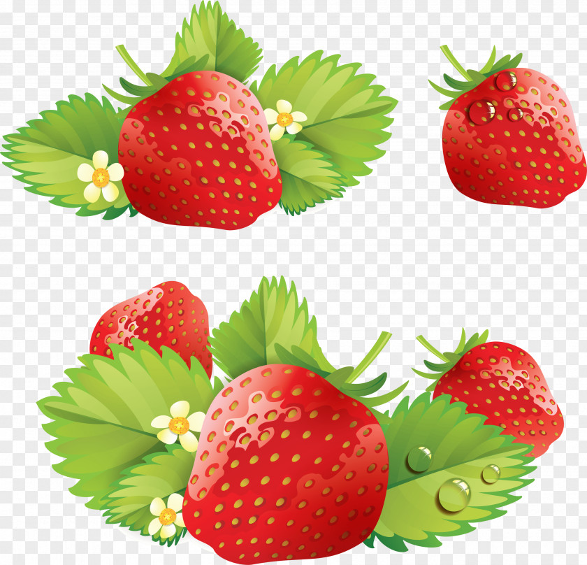 Strawberry Images Ice Cream Juice Euclidean Vector PNG