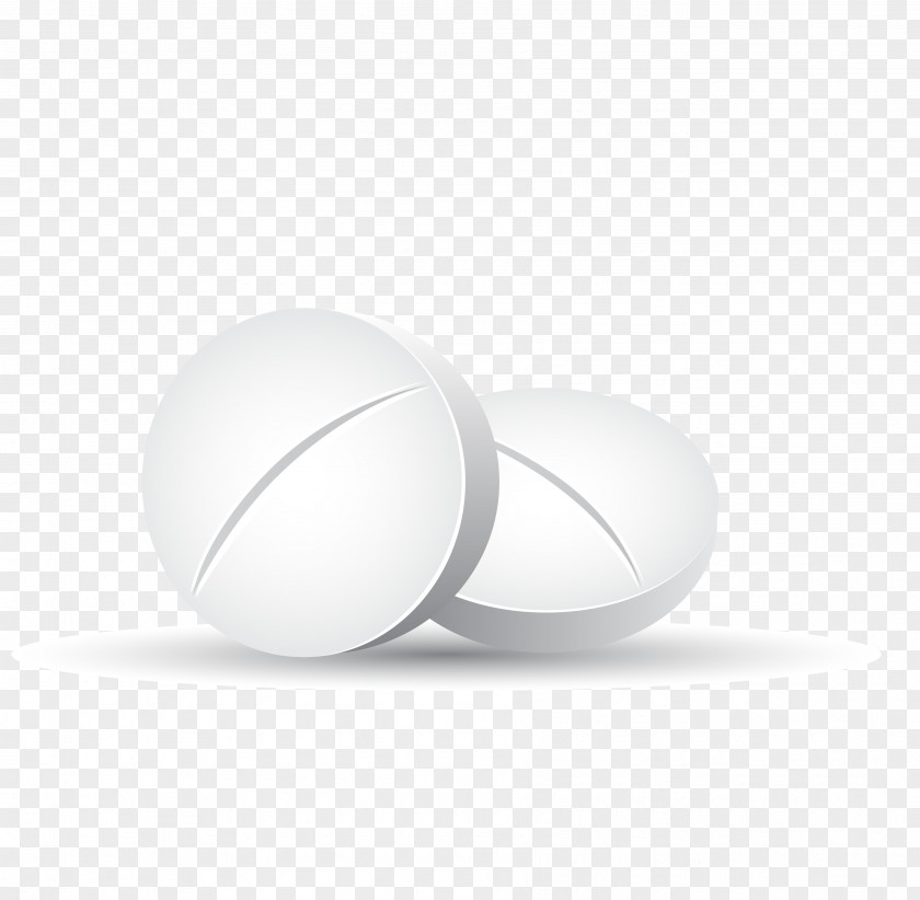 True White Pills Sphere Ball Wallpaper PNG