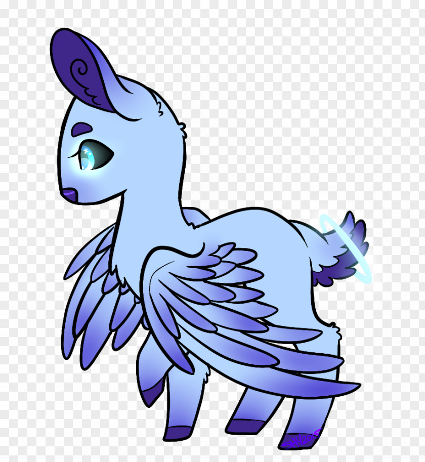 Female Angel Horse Line Art Beak Clip PNG