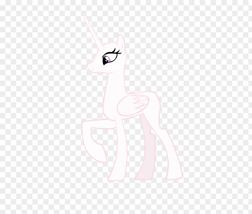 Mlp Base Pony Deer Horse Unicorn Antelope PNG