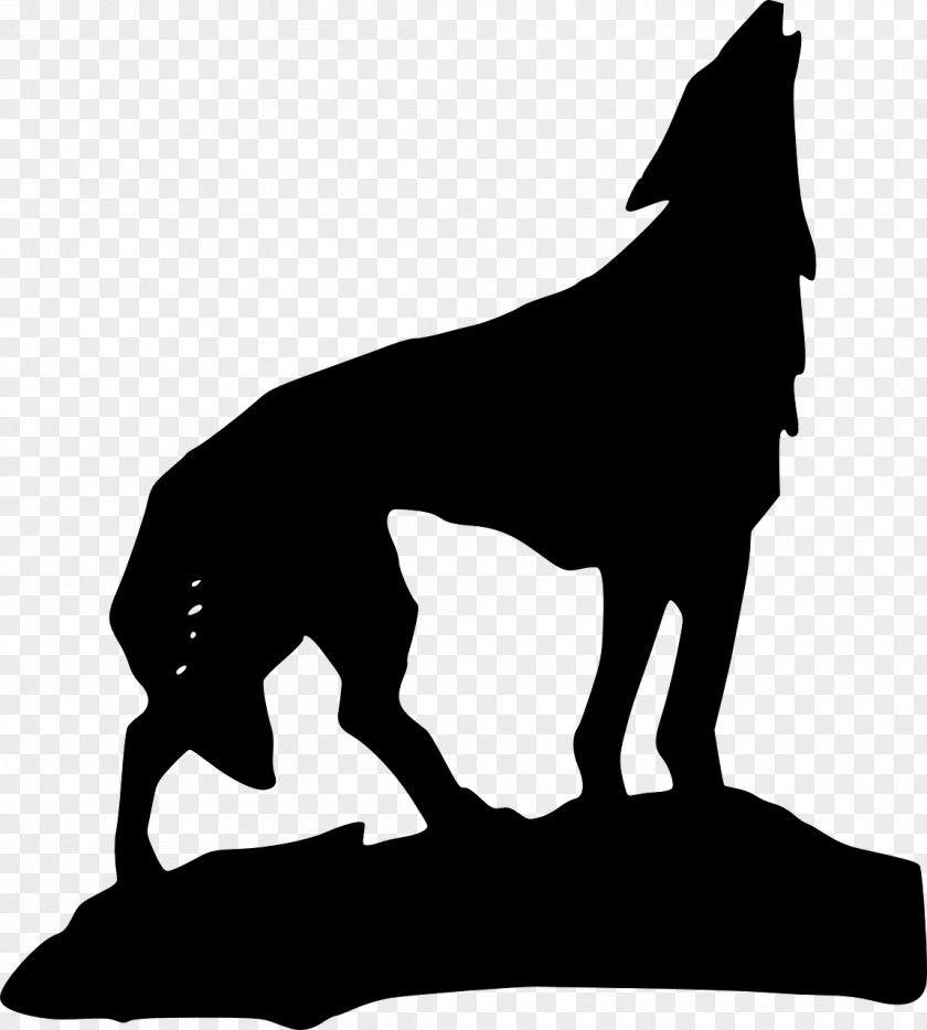 Black Amp Gray Wolf Clip Art PNG