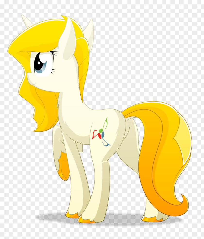 Golden Ribbon Horse Cartoon Tail Animal PNG