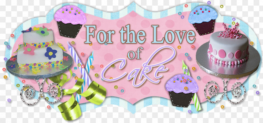 Love Cake Decorating Birthday Font PNG