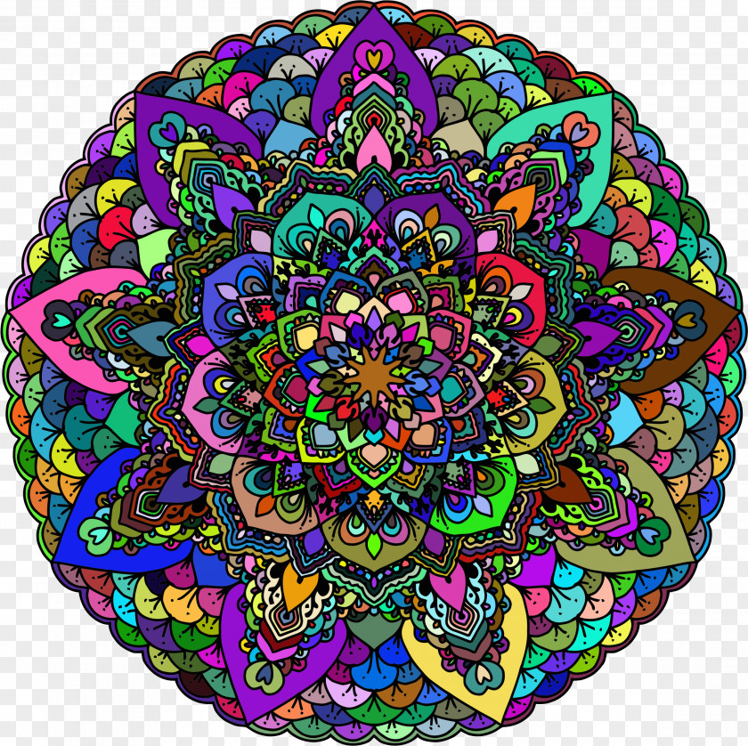 Mandala Abstract Art Color Clip PNG