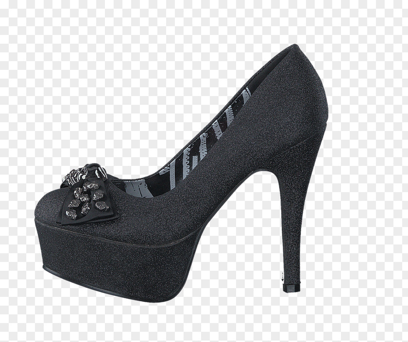 Woman Black High-heeled Shoe Court Beige PNG