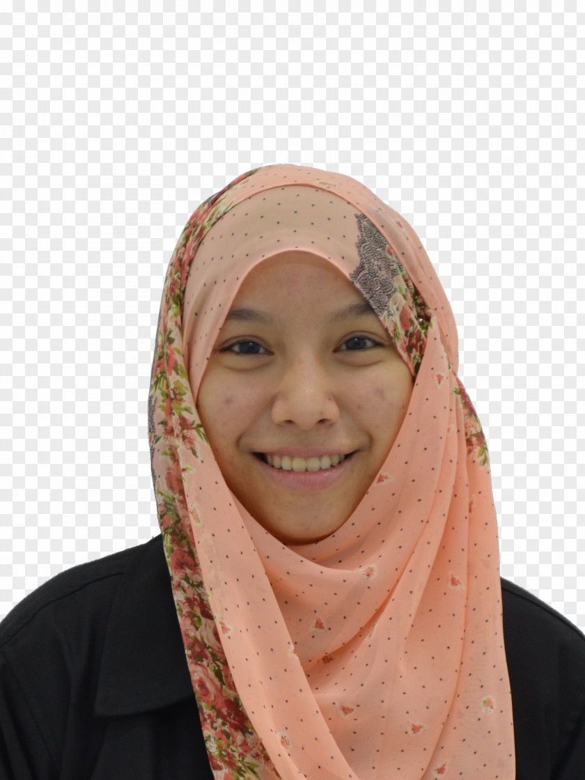 Batu Caves Chin Scarf Peach PNG