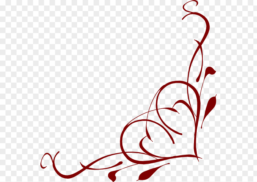 Corner Heart Clip Art PNG