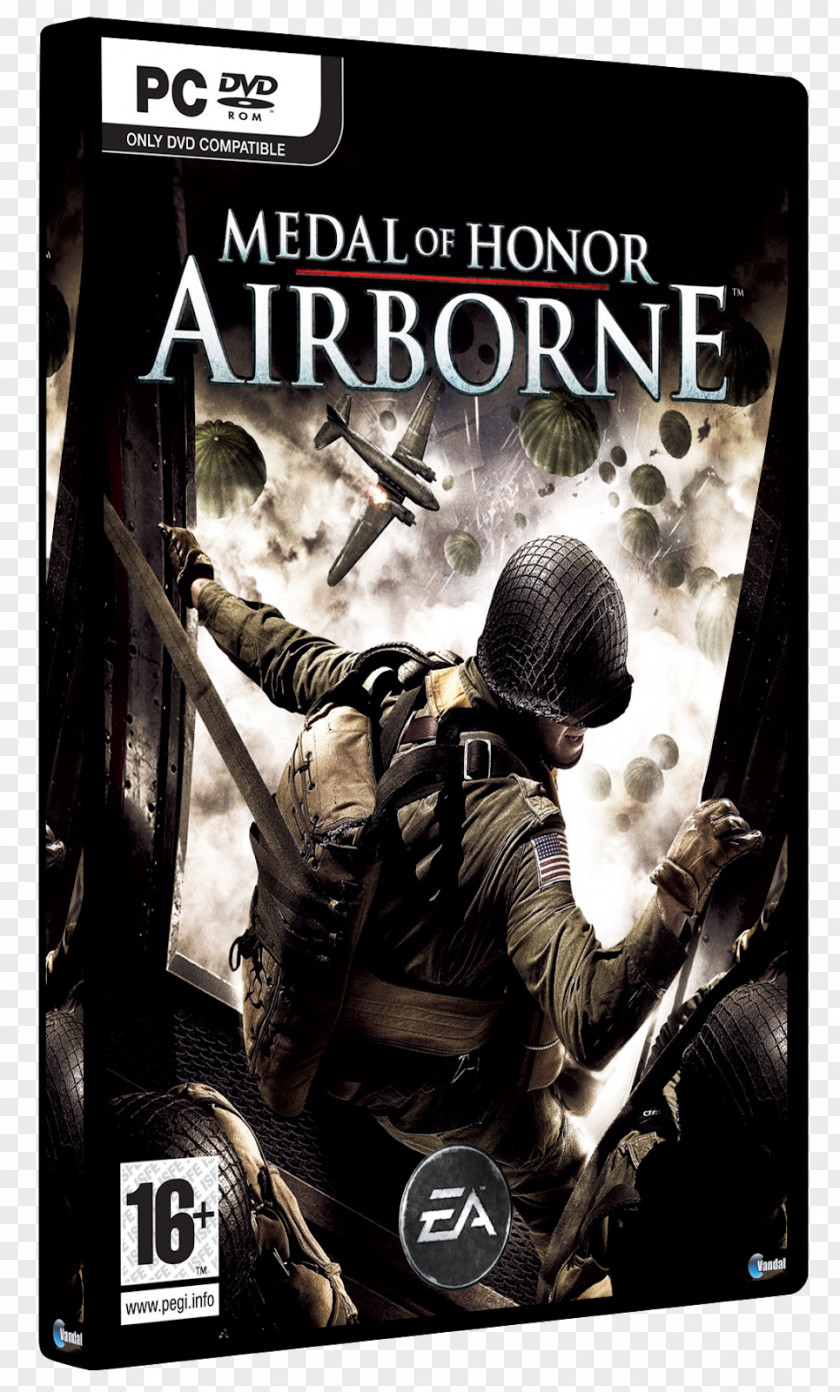 Medal Of Honor: Allied Assault: Spearhead Airborne Warfighter Rising Sun Xbox 360 PNG