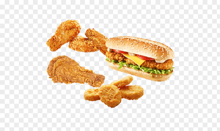 Burguer Combo Chicken Nugget Fried Fingers American Cuisine PNG