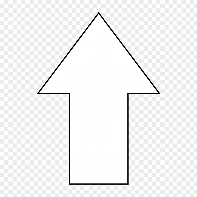Curved White Arrow Area Rectangle Symbol Number PNG
