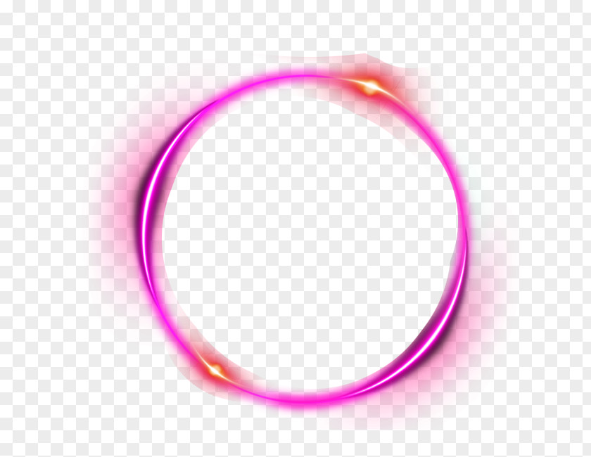 PINK Ring Light Effect Halo PNG