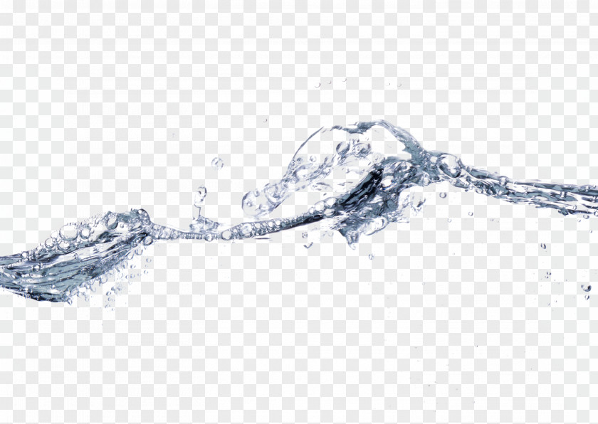 Simple Flowing Silver Decorative Pattern Water Italian Ice PNG