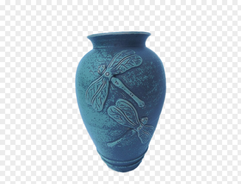 Variation Elephant Vase Ceramic Pottery Urn Turquoise PNG