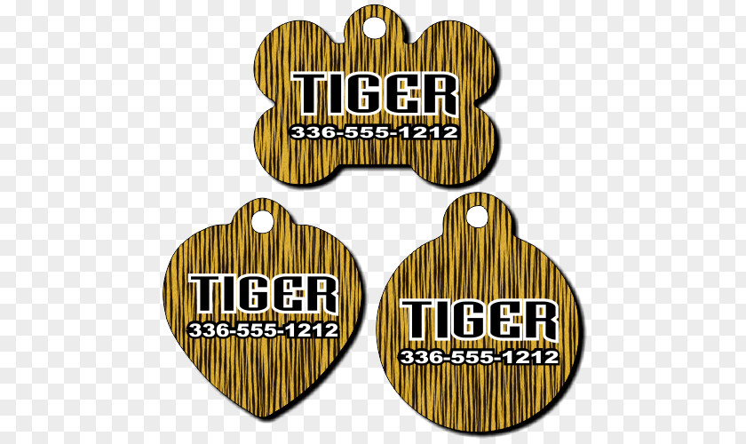 Dog Cat Pet Tag Tiger PNG