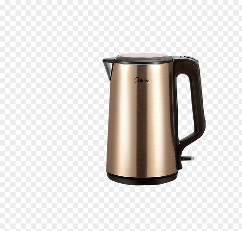 Kettle Midea Electricity Electric Heating Stainless Steel PNG