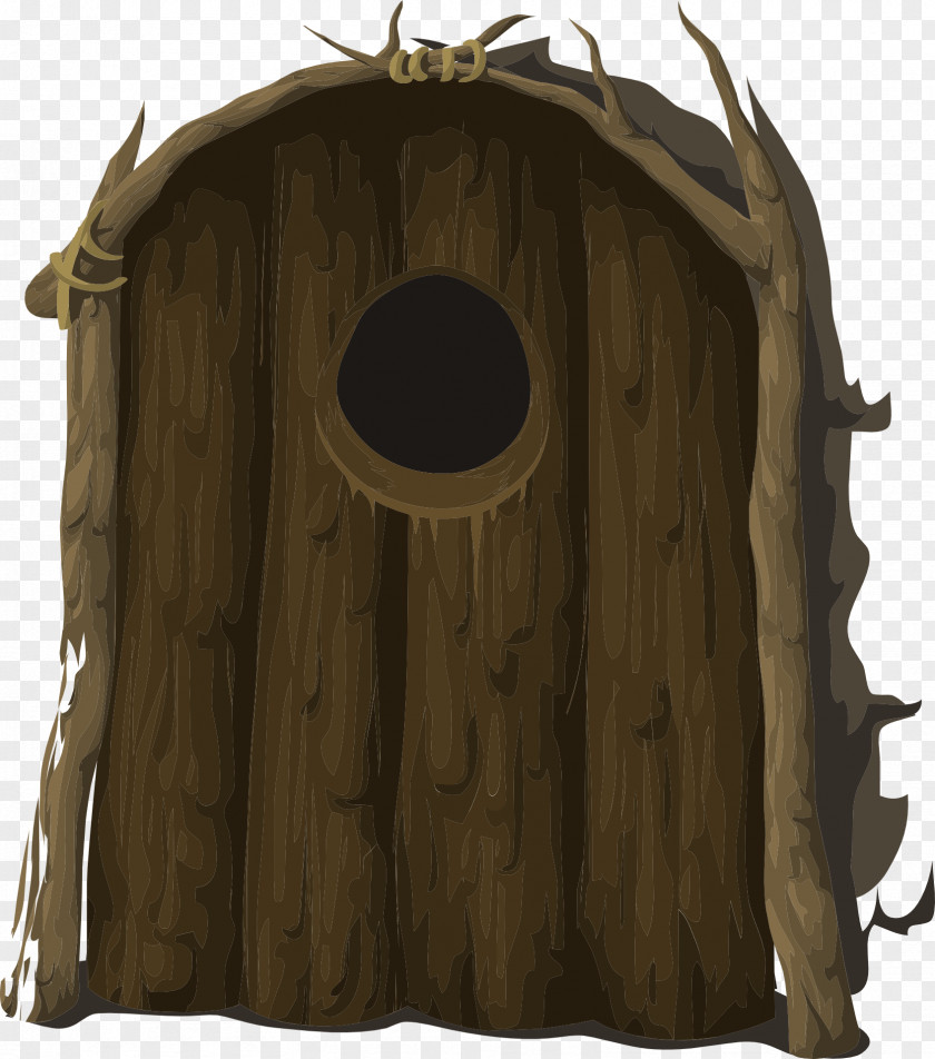 Medieval Wood Door PNG