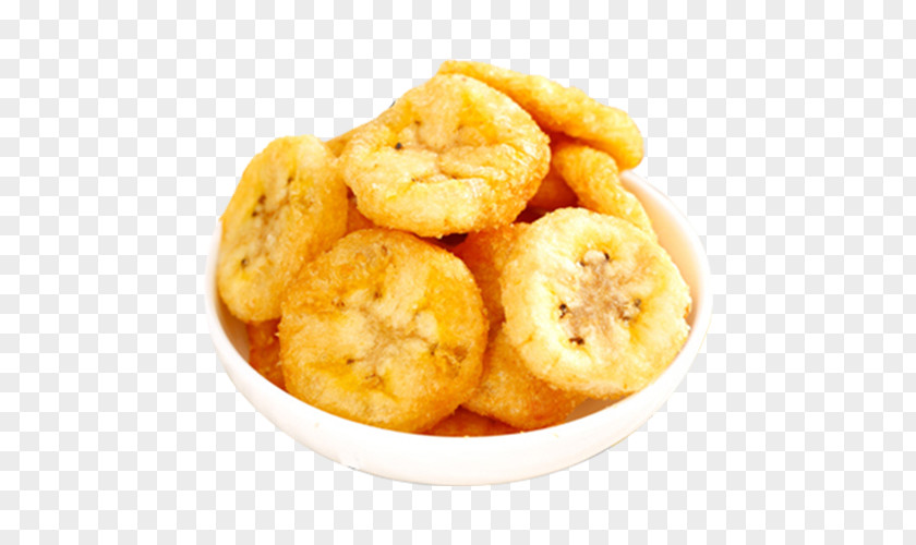 Nice Bowl Of Delicious Banana Cookies Chip Musa Basjoo Dried Fruit Snack PNG