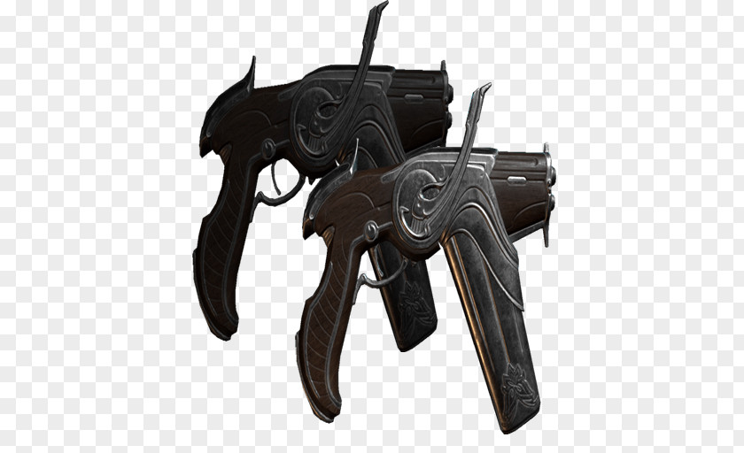 Warframe Icon Revolver Firearm Pistol Dual Wield PNG