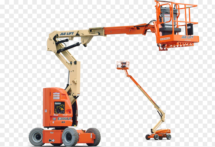 Crane JLG Industries Aerial Work Platform Heavy Machinery Telescopic Handler PNG