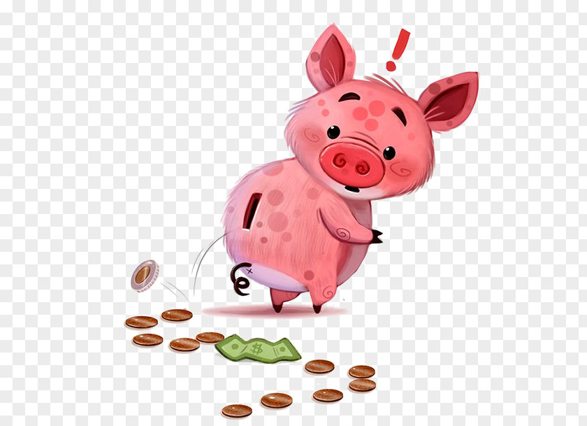 Piggy Bank Coin Money PNG